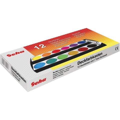 Farbkasten 12er GEHA 721217