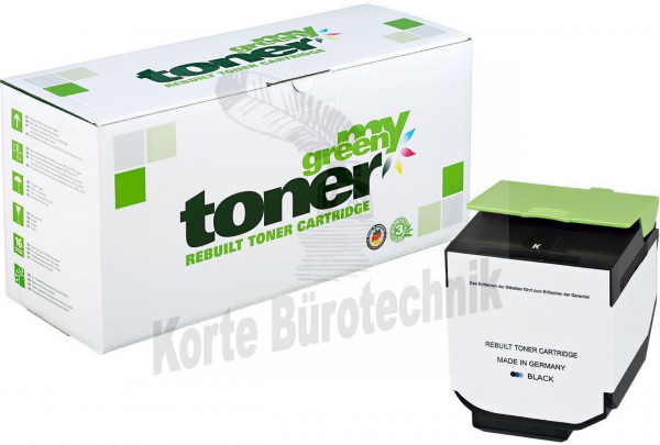 my green toner Toner-Kit schwarz HC (162053) ersetzt 71B2HK0