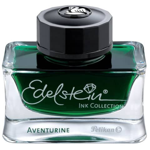 Tintenglas 50ml Aventurin grün PELIKAN 100436205 339366 Edelst. 50ml