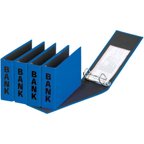 Bankordner Color-Einband - A5 , 50 mm, Color Einband, blau