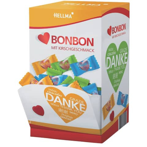 Herzbonbons DANKE HELLMA 70000149 200x3,4g