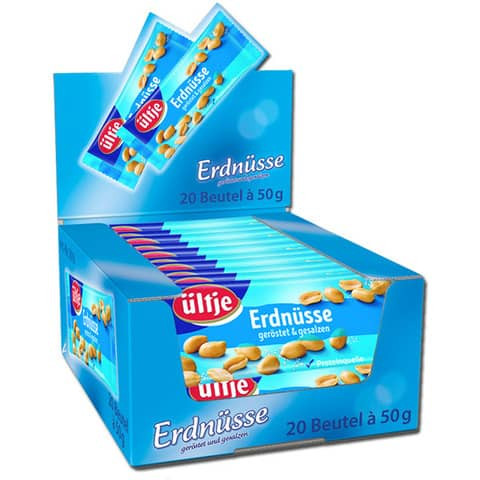 Erdnüsse geröstet 20PG a 50g UELTJE 510930004