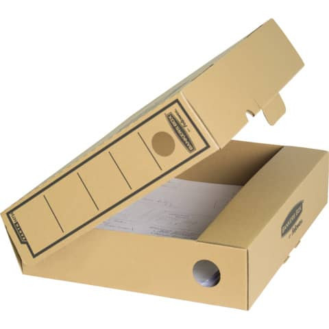 Ablageschachtel 70mm braun FELLOWES 4473401