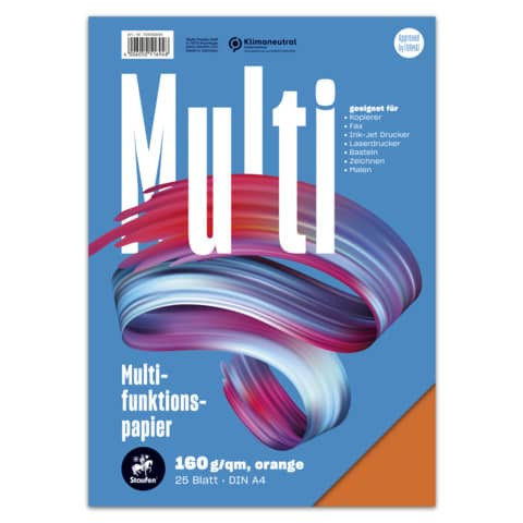 Kopierpapier A4 160g 25BL orange STAUFEN STYLE 734051694 Multifunktion