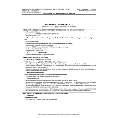 Lasertoner cyan Q-CONNECT KF11235 Ersetzt TN423C