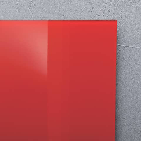 Magnettafel Glas rot SIGEL GL142 100x65cm