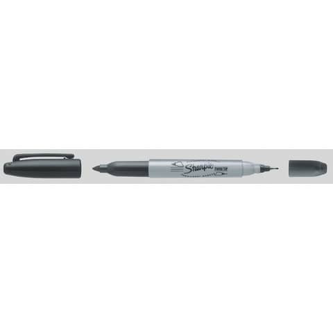 Permanentm.Sharpie Twin Tip sw PAPERMATE S0811100 schwarz