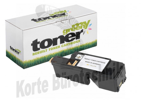my green toner Toner-Kartusche gelb HC (121142) ersetzt 0611