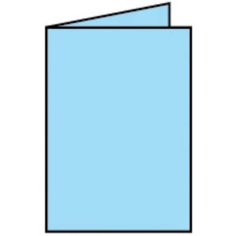 Briefkarte Paperado A6 HD aqua RÖSSLER 164006124 105x148mm gerippt