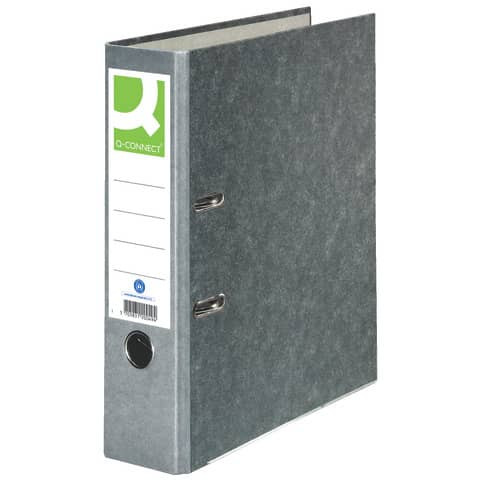 Ordner Pappe A4 80mm grau Q-CONNECT KF18713/15063426000