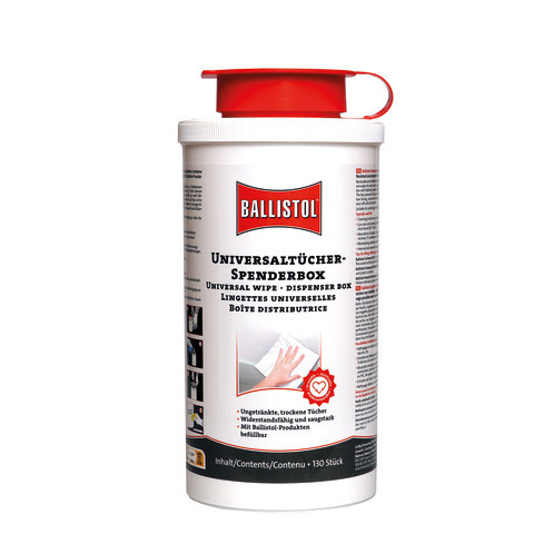 Spenderbox, 130 trockene Tücher 20x19cm BALLISTOL 25097