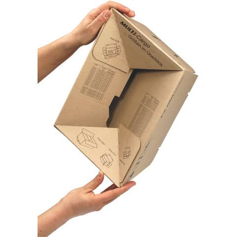 Versandkarton MultiCargo 2 braun 30000814 384x284x284mm