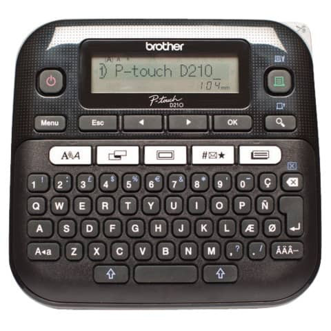 Beschriftungsgerät P-touch D210VP im Hartschalenkoffer