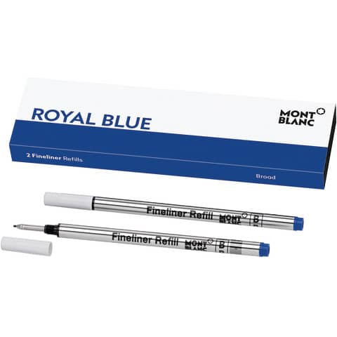 Feinlinermine B 2ST royal blau MONT BLANC MB128249/124500