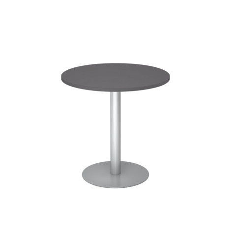 Besprechungstisch rund graph/silber HAMMERBACHER VSTF08/G/S rund 80cm