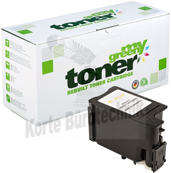 my green toner Toner-Kit gelb (210501) ersetzt MXC30GTY