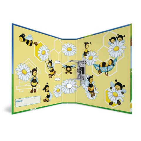Ordner A4 70mm Bienenwiese HERMA 19273 Kindergarten