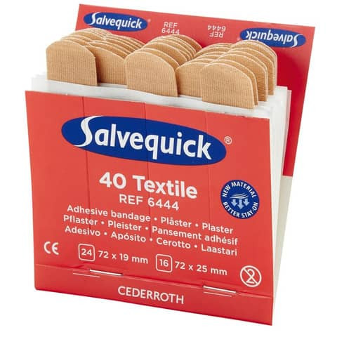 Salvequick Pflaster-Strips elastisch 6444 6x40 Stück