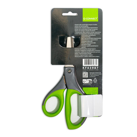 Universalschere 21cm grau/grün Q-CONNECT KF03987