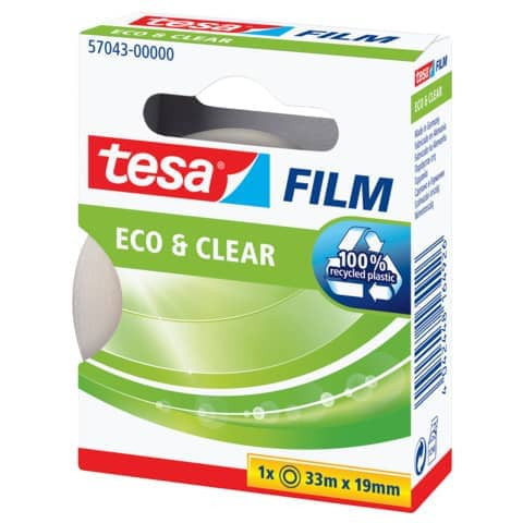Klebefilm 19mm 33m transparent TESA 57043-00000-01 Eco & Clear