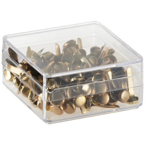 Musterklammern Gr.4 23mm rund ALCO 341 vermessingt 100ST