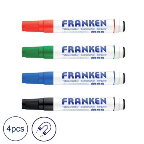 Whiteboardmarker 4ST FRANKEN Z1703 KombiMarker