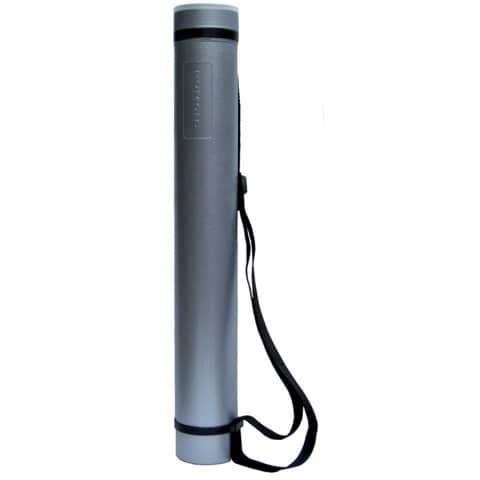 Planrolle Teleskop silber/schwarz RUMOLD ZR6614