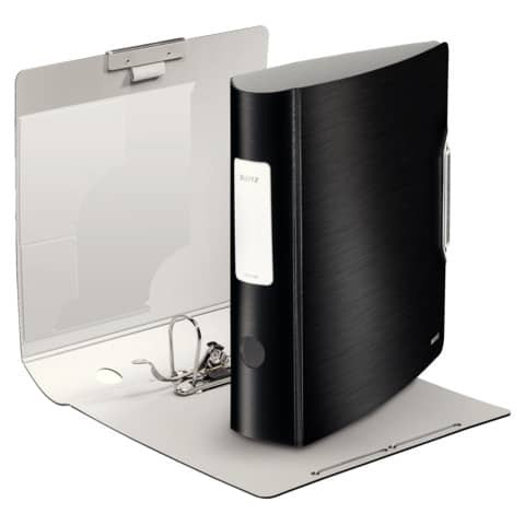 Ordner A4 8,2 cm Active satin schwarz LEITZ 1108-00-94 Style PP 180°