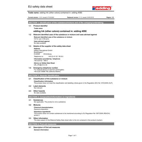 Windowmarker 4090 4-15mm grün EDDING 4090 4 Kreidemarker Keilspitze