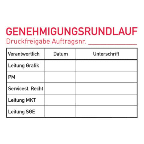 Stempel mit Gutschein für 5208 TRODAT 5208