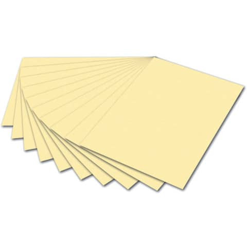 Tonpapier 50x70cm strohgelb FOLIA 6711 E 130g