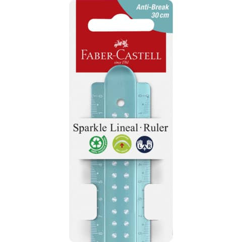 Lineal 30cm Sparkle sortiert FABER-CASTELL 172030