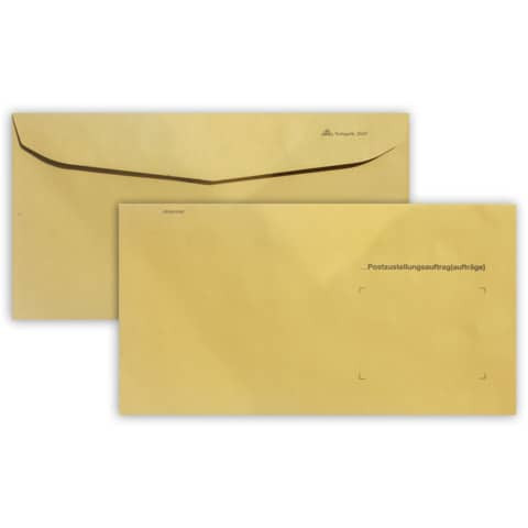 Zustellungsumschlag DL 500ST RNK 2047 An Postamt