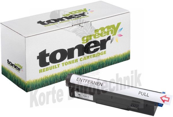 my green toner Toner-Kit schwarz HC (180071) ersetzt 43979202