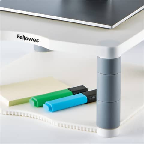 Monitor-Ständer Premium weiss/grau FELLOWES 91717