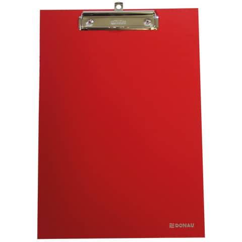 Klemmbrett A4 rot DONAU 3708100-04 24x34cm
