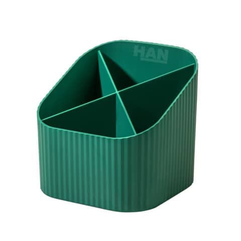Schreibköcher 4 Fächer grün HAN 17248-05 Karma
