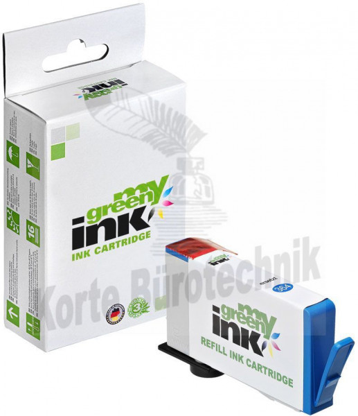 my green ink Tintenpatrone cyan HC (131844) ersetzt 364XL