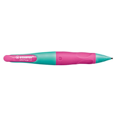 Druckbleistift 1.4 EASYergo L STABILO 7881/5-HB türkis/neonpink