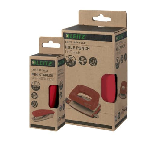Heftmaschine NeXXt Recycle rot LEITZ 5617-00-25