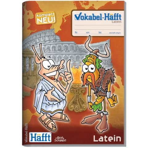 Vokabelheft A5 Latein HÄFFT 2158-1 Vok+Tipps, 68S.