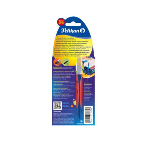 Haarpinsel Griffix Set 3ST PELIKAN 100401603 700726 GPI3T
