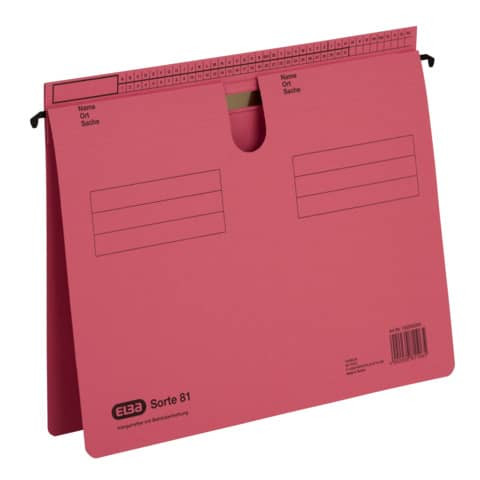 Hängehefter Sorte 81 rot ELBA 100555355