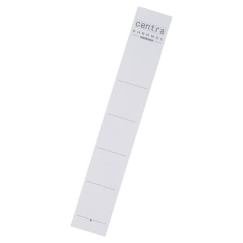 Rückenschild weiß CENTRA 290216 kurz schmal 10St