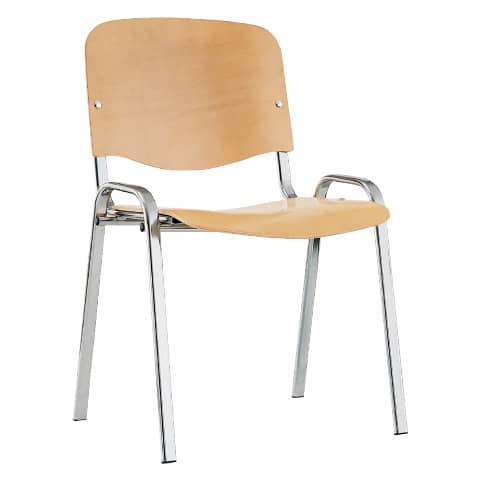 Besucherstuhl o.AL Holz buche NOWY STYL WCI01GA25Z-FF0000-07