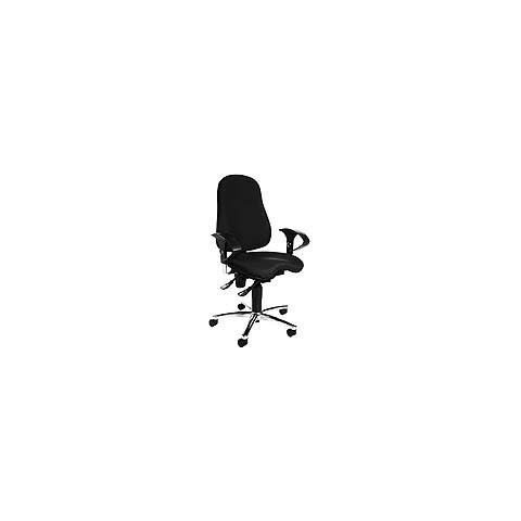 Fitness-Drehstuhl Sitness 10 schwarz TOPSTAR SI59U G20 mit Armlehnen