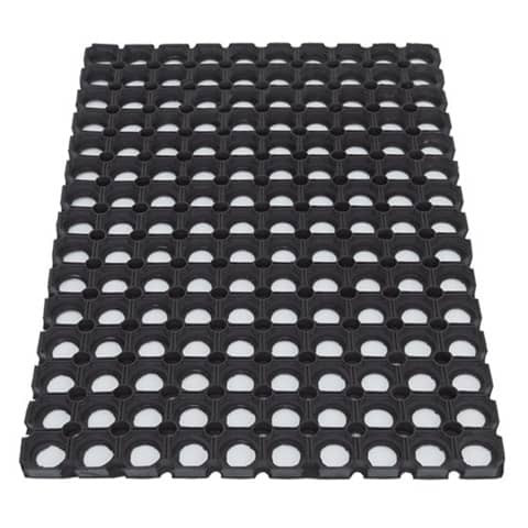 Ringgummimatte schwarz MILTEX 31200 40x60cm