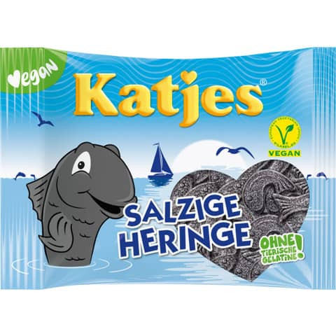 Lakritz Salzige Heringe 175g KATJES 5916264003