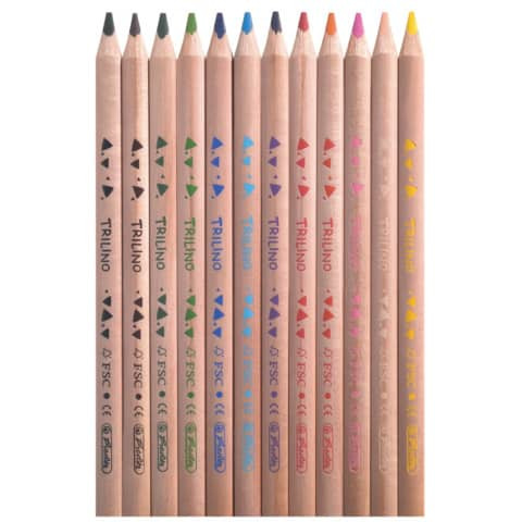 Farbstifte 12ST Trilino sortiert HERLITZ 300000630 10412062