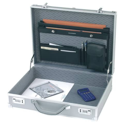 Aktenkoffer Alu Octan silber Alumaxxx 45103 45x34x12